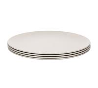 KitchenCraft Natural Elements Eco-Friendly Recycled Plastic Dinner Plates, Set of Four, 25.5cm