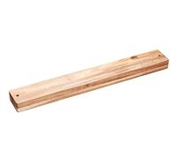 KitchenCraft Natural Elements Wooden Magnetic Knife Rack, 45 x 6 x 3 cm (17.5" x 2.5" x 1")