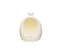 KitchenCraft Neutral Cream Ceramic Salt Pig Cellar Pot Canisters Holder