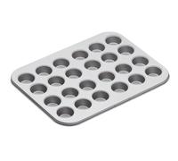 Kitchen Craft Mini Muffin/Mince Pie Tray 24-Cup, Non-Stick, 35 x 27 cm, Silver
