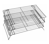 KitchenCraft 3-Tier Stackable Non-Stick Cake Cooling Rack, 21 x 4 cm (8" x 16")