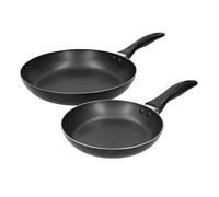 KitchenCraft Non Stick Frying Pan Set in Gift Box, 28cm & 2cm Aluminium Frying Pans
