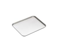 KitchenCraft Non-Stick Baking Tray, Carbon Steel Cooking Tray, 38 x 30cm in Mid Grey | Size: 38 x 30 cm Kitchencraft Mid Grey 38 x 30 cm