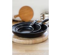 KitchenCraft Non-Stick Frying Pan Set in Gift Box in Black Kitchencraft Black