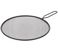 KitchenCraft KCNSSPLAT 29 cm Splatter Guard for Frying Pan, Non Stick, Metal, Black