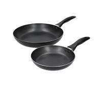 KitchenCraft Non Stick Induction Frying Pan Set in Gift Box, 28cm & 20cm Aluminium Frying Pans