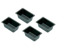 KitchenCraft Non-Stick Mini Loaf Tins, 7 x 4.5 cm (Set of 4)