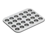 Kitchen Craft Mini Muffin/Mince Pie Tray 24-Cup, Non-Stick, 35 x 27 cm, Silver