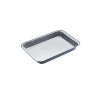 KitchenCraft Non-Stick Roasting Pan 37.5x25.5x4.5cm, Card Insert in Mid Grey | Size: 37.5x25.5x4.5 cm Kitchencraft Mid Grey 37.5x25.5x4.5 cm