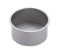 KitchenCraft Non-Stick Round Deep Cake Pan, Carbon Steel Baking Cake Tin, Loose Based Cake Tin, Ideal for Victoria Sponges and Cheesecakes, 18cm