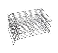 KitchenCraft 3-Tier Stackable Non-Stick Cake Cooling Rack, 21 x 4 cm (8" x 16")