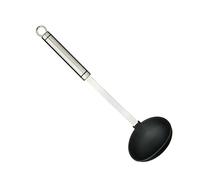 KitchenCraft Oval Handled Professional Non-Stick Ladle, Durable Cooking Kitchen Utensil, Ideal for Stirring Soups, Sauces or Stews, Ladle for Non-Stick Cookware, Dishwasher Safe, 33cm