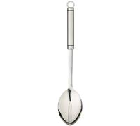 KitchenCraft Oval Handled Professional Stainless Steel Cooking Spoon, 34.5cm - Silver - Stainless Steel - Cooking Spoon
