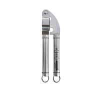 KitchenCraft Oval Handled Professional Stainless Steel Garlic Press