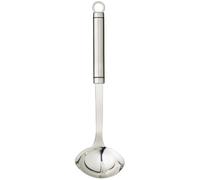 KitchenCraft Oval Handled Professional Stainless Steel Mini Ladle, 28.5cm - Silver - Stainless Steel - Ladle