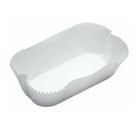 KitchenCraft Loaf Tin Liners, Non Stick 1lb, White Paper, Easy Release and Clean-up, 16,5 x 8.5 cm, Pack of 40