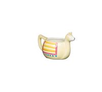 KitchenCraft Painted Ceramic Novelty Llama Mug, 4 ml (14 fl oz) - Cream