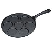 KitchenCraft Pancake Pan 7 Flat Hole Blinis Non-Stick Mini Pan Crepe Maker