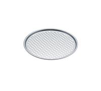 KitchenCraft Perforated Pizza Crisper Pan / Baking Tray, 33 cm (13"), Silver