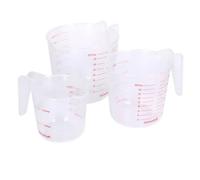 KitchenCraft Plastic Set of 3 Measuring Jugs