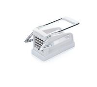 KitchenCraft Potato Chipper, Professional Chip Cutter, Plastic and Stainless Steel, 23.5 x 1.5 x 12 cm, White