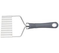 KitchenCraft Professional Crinkle Potato Chip Cutter with Soft-Grip Handle, 21.5 cm (8.5"), Silver/Grey