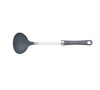 KitchenCraft Professional Nylon Ladle with Soft-Grip Handle, 33.5 cm (13"),Grey