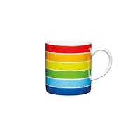 KitchenCraft Rainbow Coffee Mug, Ceramic, Multicolor, 18 cm