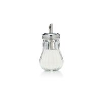 KitchenCraft Retro Café-Style Glass Sugar Dispenser, 7 x 7 x 13.5 cm (3" x 3" x 5.5")