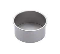 KitchenCraft Round Non-Stick Loose Base Deep Cake Pan, Carbon Steel 18cm in Mid Grey Kitchencraft Mid Grey
