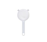 KitchenCraft Round Nylon-Mesh Extra-Small Plastic Sieve / Tea Strainer, 7 cm (3"), White
