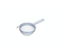 KitchenCraft Round Nylon-Mesh Small Plastic Sieve, 12 cm (4.5"), White