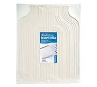 KitchenCraft Rubber Draining Board Mat, 51 x 41 cm (2" x 16") - Beige