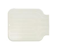 KitchenCraft Rubber Draining Board Mat - White - Rubber - Dish Drainer