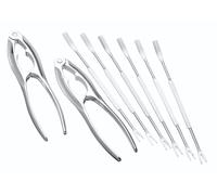 KitchenCraft Seafood Dining Set in Silver Kitchencraft Silver