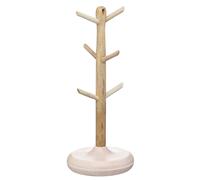 KitchenCraft Serenity Mug Tree - Pink - Mango Wood - Mug Tree