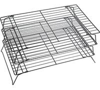 KitchenCraft 3-Tier Stackable Non-Stick Cake Cooling Rack, 21 x 4 cm (8" x 16")