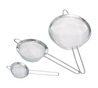 KitchenCraft Set of 3 Stainless Steel Fine Mesh Round Sieves