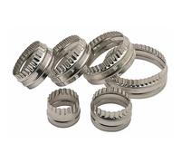 KitchenCraft Set Of 6 Double Edged Biscuit / Pastry Cutters