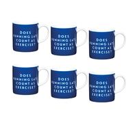 Kitchen Craft - Porcelain Espresso Mug - Running Late - 80ml