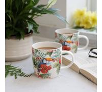 KitchenCraft Set of Four China Toucan Mugs Kitchencraft Multicolor