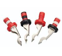 Kitchencraft Set Of Four Lever-Arm Action Bottle Stoppers