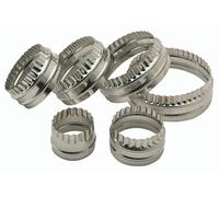 Kitchen Craft Set of Six Double-Edged Biscuit & Pastry Cutters - Stainless Steel, Rust-Resistant