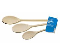 KitchenCraft Set of 3 Beech Wood Spoons