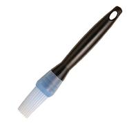 KitchenCraft Silicone Pastry/Basting Brush, 17 cm (6.5") - Black/Blue | Flexible bristles will not shed or clump, ensuring smooth, even glazing and oiling for bakes, roasts or hot pans.
