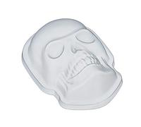 KitchenCraft Spookily Does It Plastic Halloween Jelly Mould, 680 ml (1.25 Pints) - Skull Design
