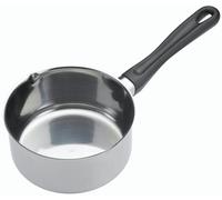 KitchenCraft Stainless Steel 14cm Milk pan (0.7 Litre) - Silver - Stainless Steel - Saucepan