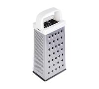KitchenCraft Stainless Steel 20cm Four Sided Box Grater in Metallics Kitchencraft Metallics