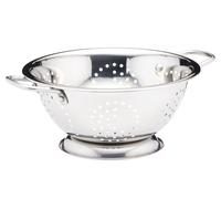 KitchenCraft Stainless Steel 24cm Colander in Silver Kitchencraft Silver