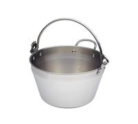 KitchenCraft Stainless Steel 4.5 Litres Mini Maslin Pan, Display Boxed in Mid Grey Kitchencraft Mid Grey